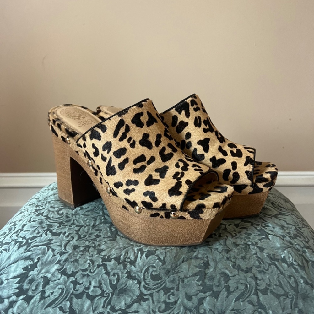 Vince Camuto Platform Mules
